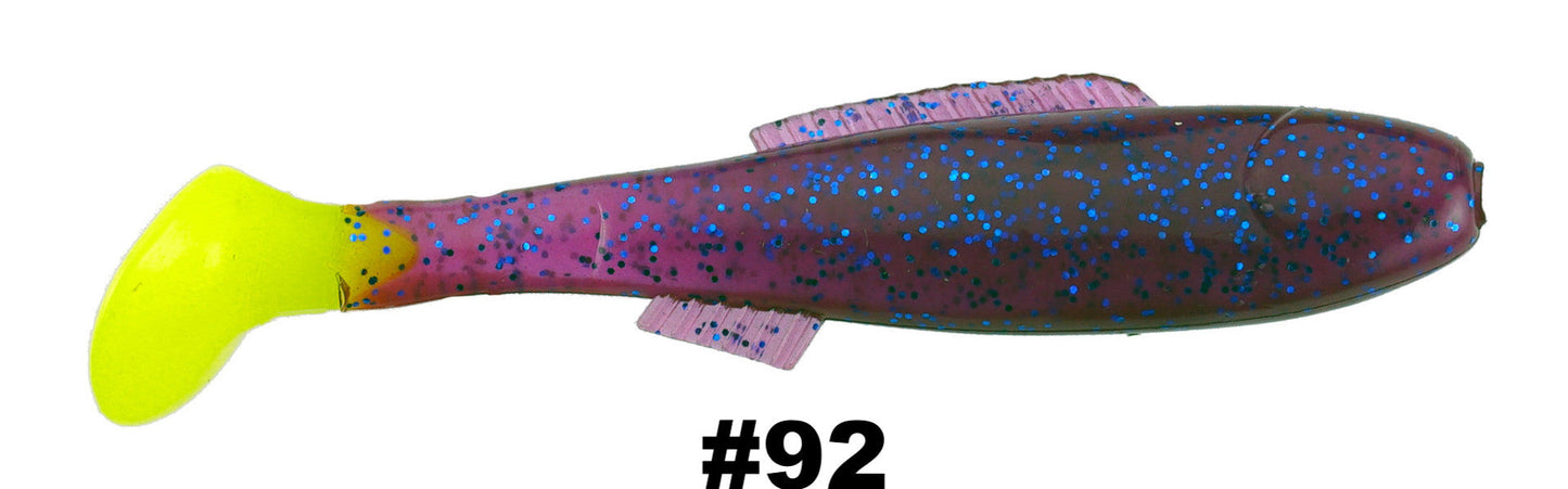 Versatile 4-inch Queen Cocahoe Minnow Soft Plastic Fishing Lure 10-Pack