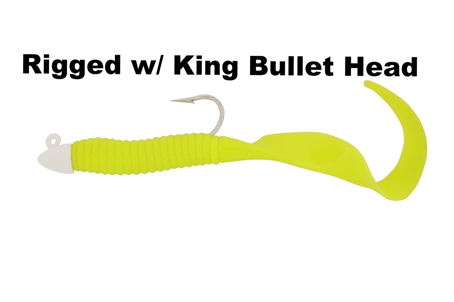 8-inch Giant Curl Tail Soft Plastic Lure: Versatile Fishing Bait for Diverse Species