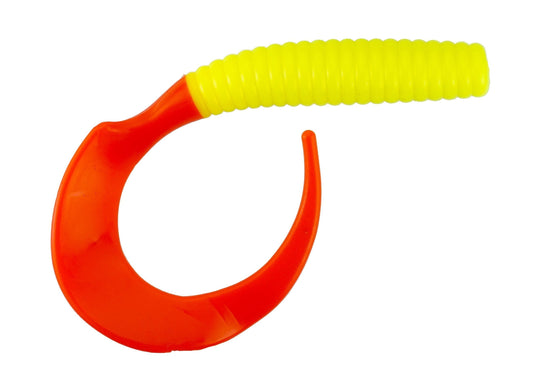 8-inch Giant Curl Tail Soft Plastic Lure: Versatile Fishing Bait for Diverse Species