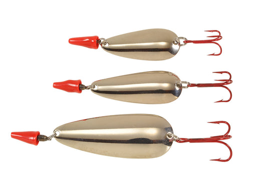 The Secret Weedless Casting Spoon: Gold/Nickel Fishing Lure for Saltwater and Freshwater