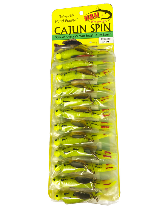 Premium Gold Cajun Grub & Split Tail Fishing Lures - 12 Pack