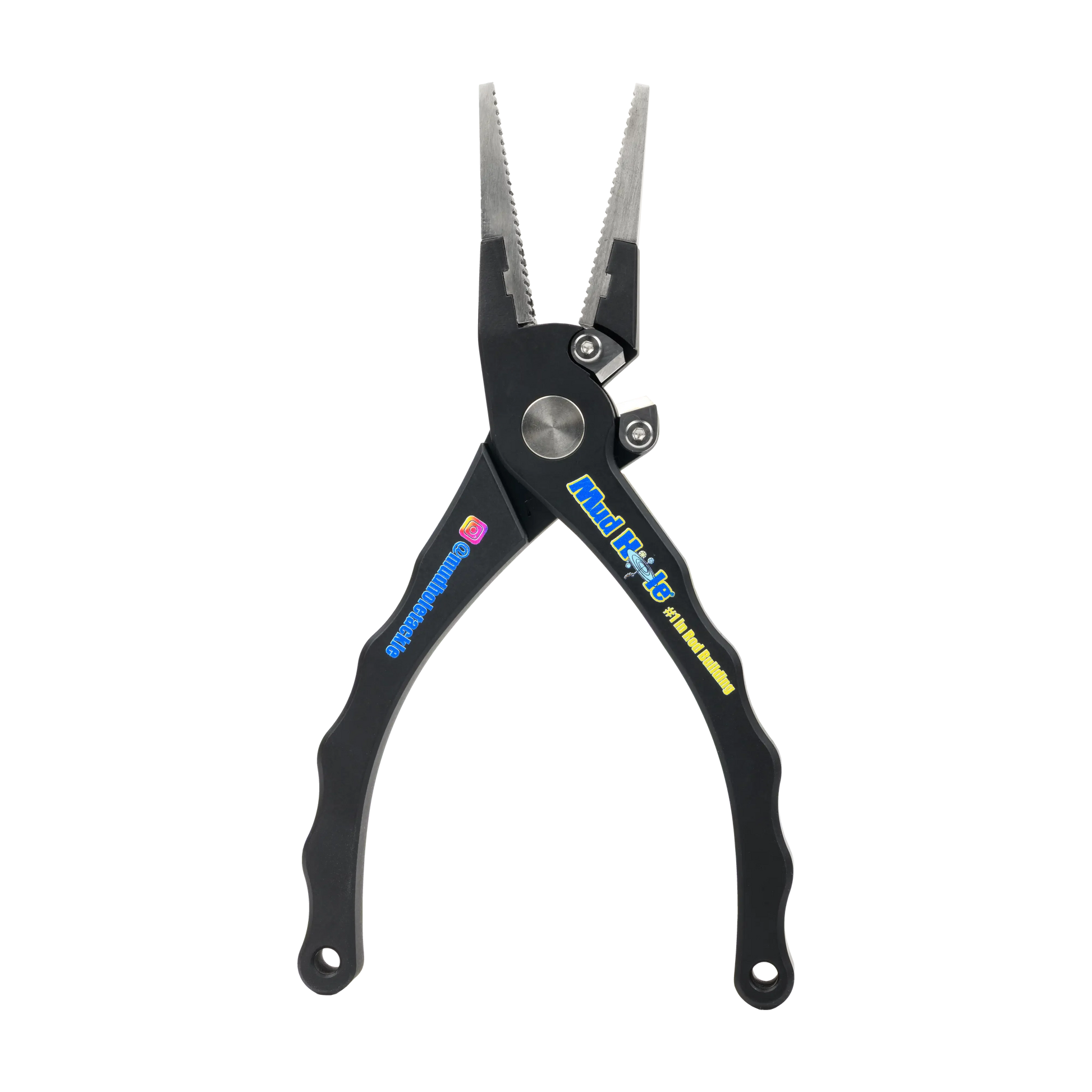 7.5" Aluminum Pliers - Hook Sharpening, Braid Cutting, and Crimping