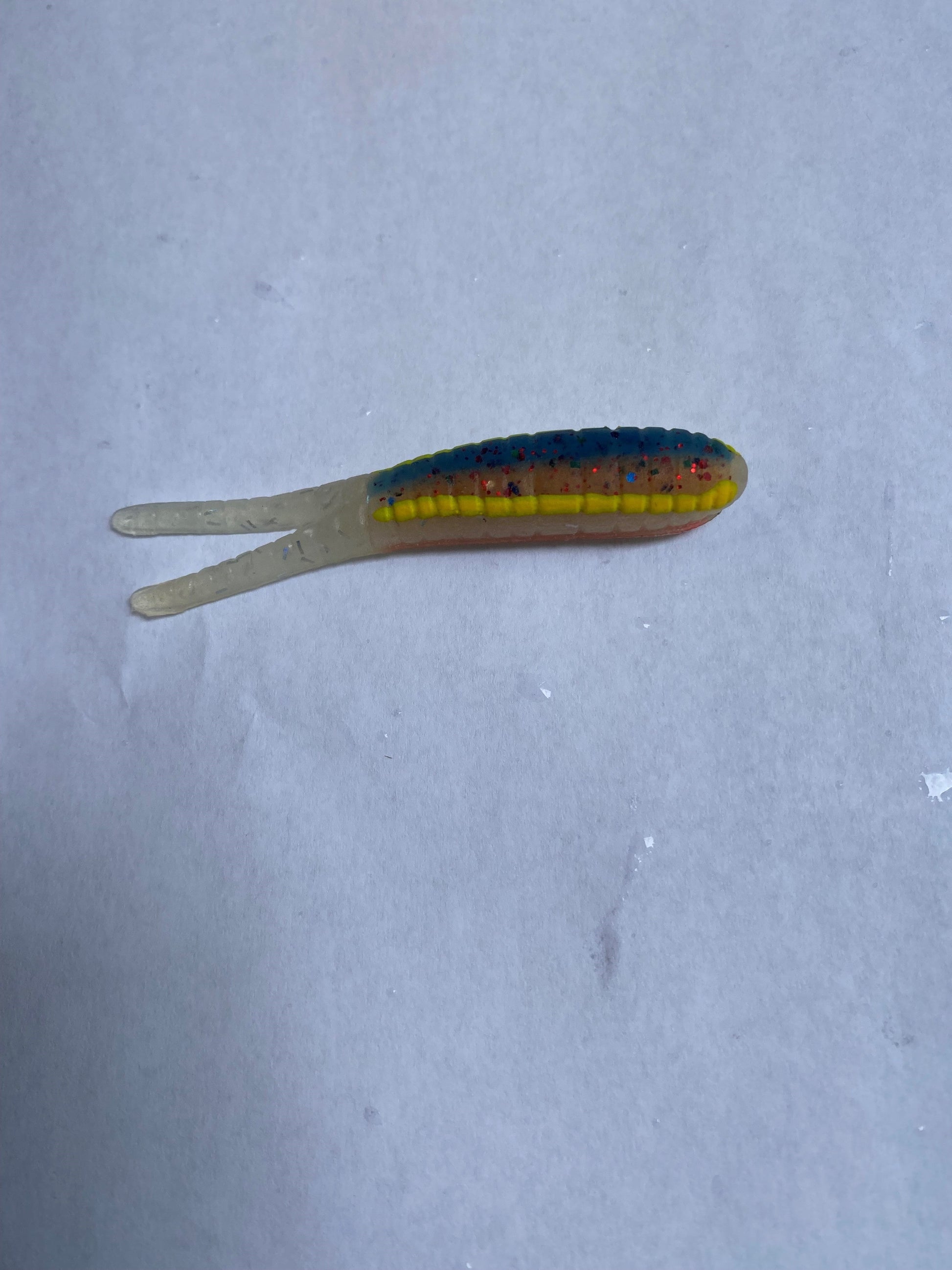 3-inch Sparkle Beetle: Iridescent Soft Plastic Fishing Lure for Panfish