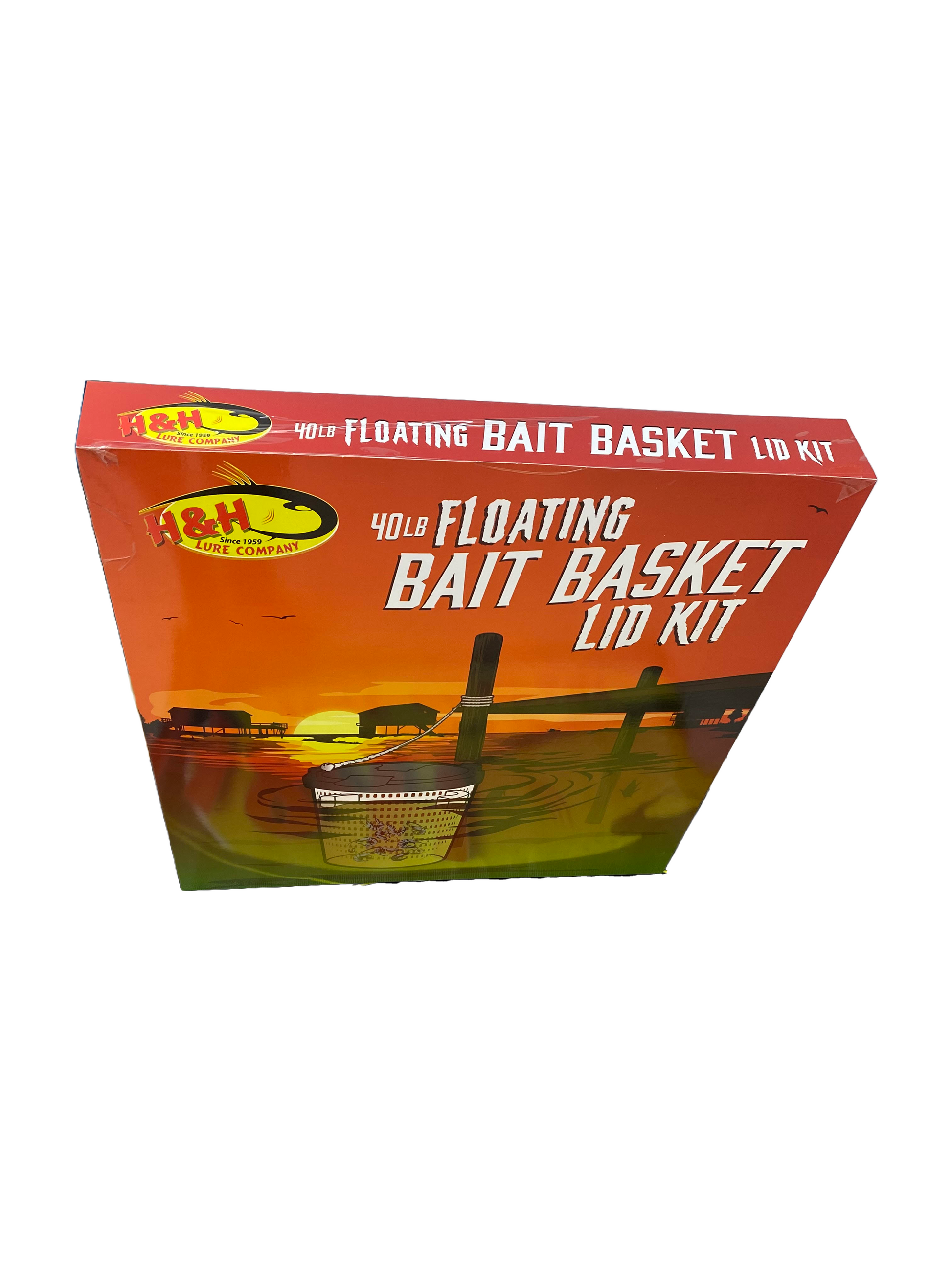 Ultimate Fishing Bait Basket Lid Kit for 40lb Champagne Baskets